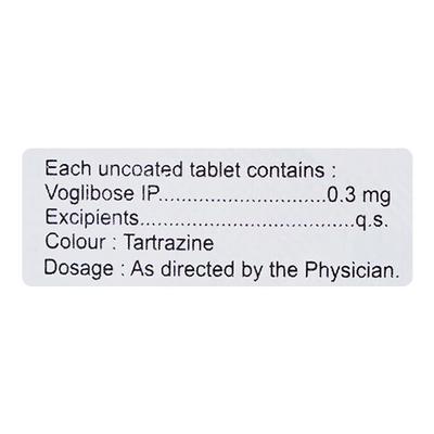 Agivog 0.3mg Tablet 10'S - Diabetes-Ant