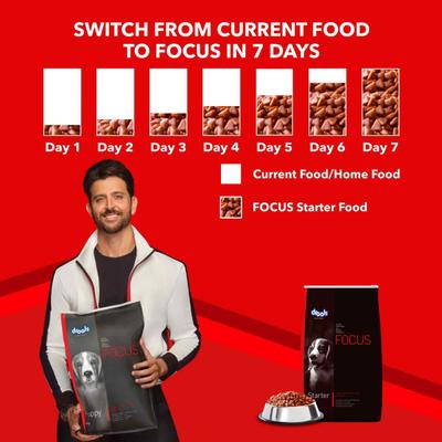 Drools Focus Starter Super Premium Dog Food 1200 gm - Petfood