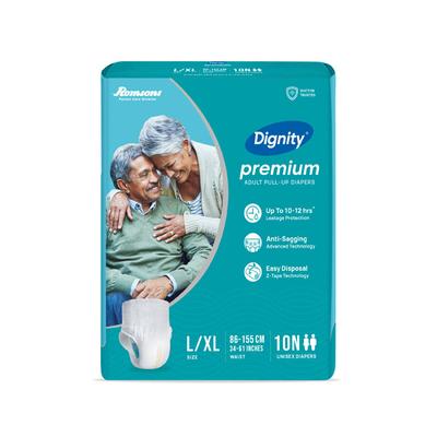 Dignity Premium Pull up Adult DIapers (L/XL) 10's - Adult Diapers & Pads