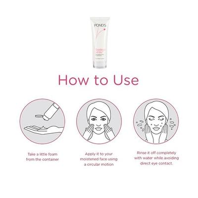 POND'S Flawless White Deep Whitening Facial Foam 100 gm - Face Wash & Cleansers