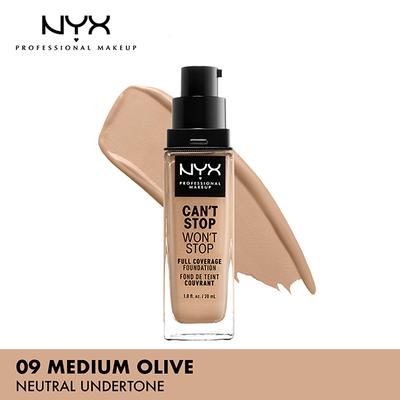 NYX Professional Makeup Can't Stop Won't Stop Full Coverage Foundation - Medium Olive 30 ml - Foundation