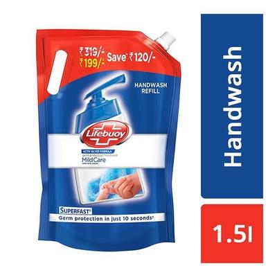 Lifebuoy Mild Care Handwash Refill 1500 ml - Hand Wash & Soaps
