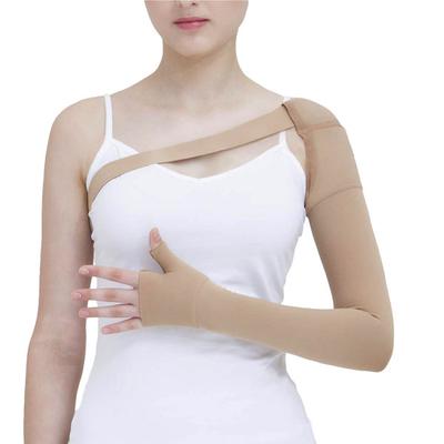 Youleg Medical Compression Stockings Arm Sleeves with Shoulder Strap (XL) - Right - Abdomen/Neck/Arm/Elbow Supports