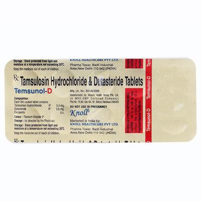 TEMSUNOL D Tablet 10's - Bladder And Prostate Disorders-Dru