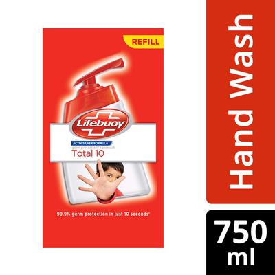 Lifebuoy Total 10 Handwash Refill 750 ml - Hand Wash & Soaps
