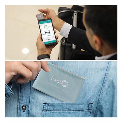 BeatO Smart Glucometer Kit (Mobile Connected Glucometer 1's + Test Strips 20's) - Blood Glucose Monitors/Test Strips
