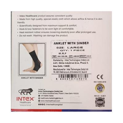 Intex Anklet with Binder 4 Way (L) - Abdomen/Neck/Arm/Elbow Supports