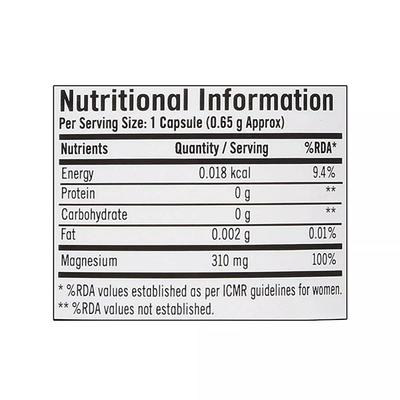 GNC Magnesium 310 mg Capsule 120's - Calcium And Minerals