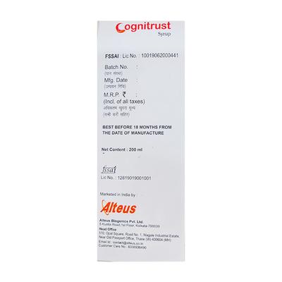 COGNITRUST MANGO FLAVOUR Syrup 200ml - Supplements-Sup