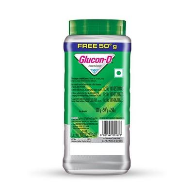 Glucon-D Instant Energy Powder - Regular (Jar) 200 g - Energy Drinks
