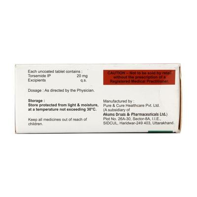 Dyloop 20mg Tablet 10'S - Hypertension-Diu