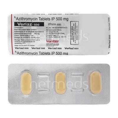 Veriaz 500mg Tablet 3'S - Bacterial Infections-Mac