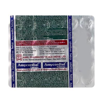 Aimil Amycordial Tablet (Pack of 2 x 30's) - Speciality Medicines