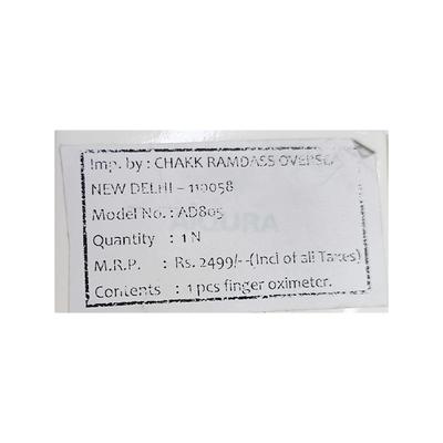 Aiqura Finger Pulse Oximeter (AD805) - Thermometer & Oximeter