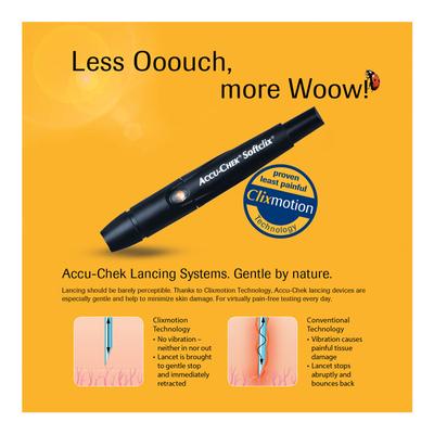 Accu-Chek Softclix Lancing Device - Blood Glucose Monitors/Test Strips