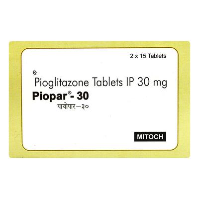 PIOPAR 30 Tablet 15's - Diabetes-Ant
