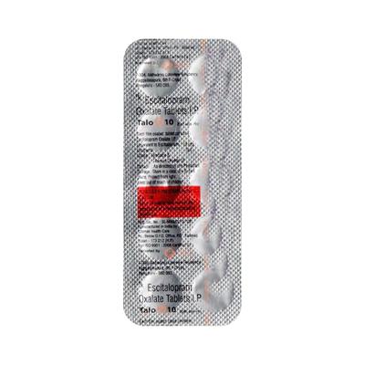 Talo S 10mg Tablet 10'S - Depression-Ant