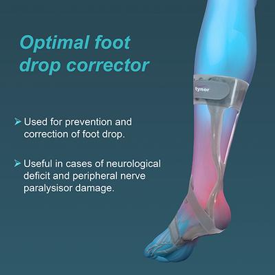 Tynor Foot Drop Splint With Liner Left (M) (D 43) - Knee/Ankle/Leg/Foot Supports