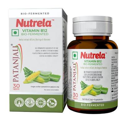 Patanjali Nutrela Vitamin B12 Capsule 30's - Multi-Vitamins