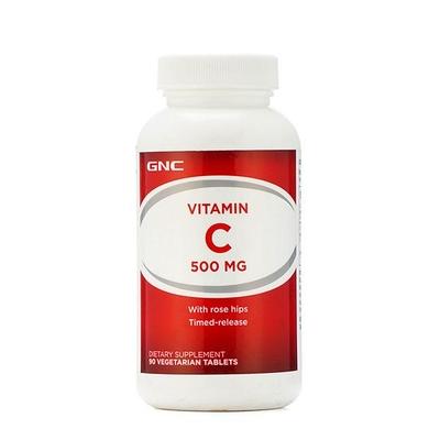 GNC Vitamin C 500 mg Vegetarian Tablet 90's - Multi-Vitamins