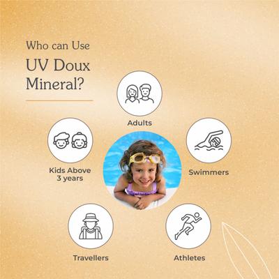 UV Doux Mineral Sunscreen SPF 50 PA +++ UVA-UVB Gel 50 g - Face Sunscreen