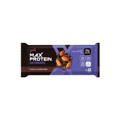 RiteBite Max Protein Ultimate Choco Almond Bar (Pack of 6 x 100 gm) - Nutritional Bars
