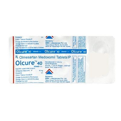 Olcure 40mg Tablet 10'S - Hypertension-Ang