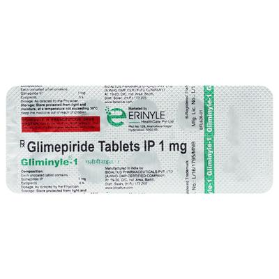 GLIMINYLE 1mg Tablet 10's - Diabetes-Ant