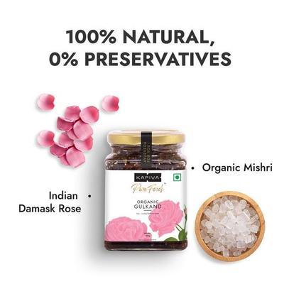 Kapiva Organic Gulkand 300 gm - Health Products