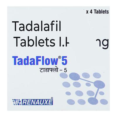 TADAFLOW 5 Tablet 4's - Impotence/Erectile Dysfunction (Ed)