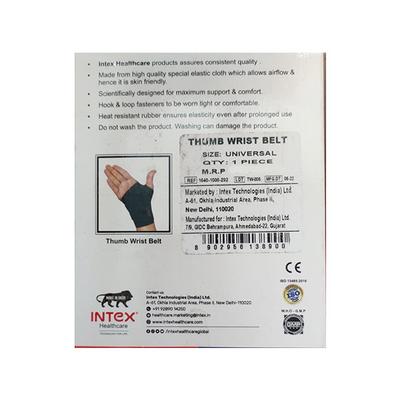 Intex Thumb Wrist Belt (U) - Abdomen/Neck/Arm/Elbow Supports