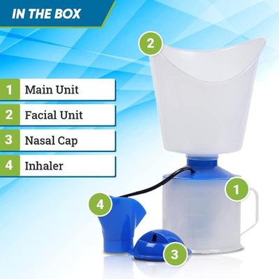 Carent Premium 3 in1 Steamer Vaporiser - White 1's - Nebulizer & Vaporizer