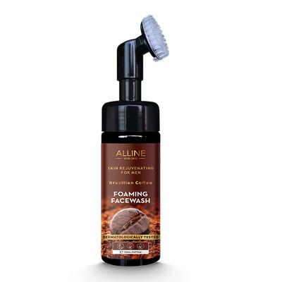 Alline Skincare Foaming Facewash for Men - Brazilian Coffee 150 ml - Face Washes