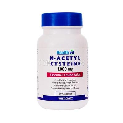 Healthvit N-Acetyl-Cysteine (Nac) 1000 Mg Tablet 60'S - Amino Acids