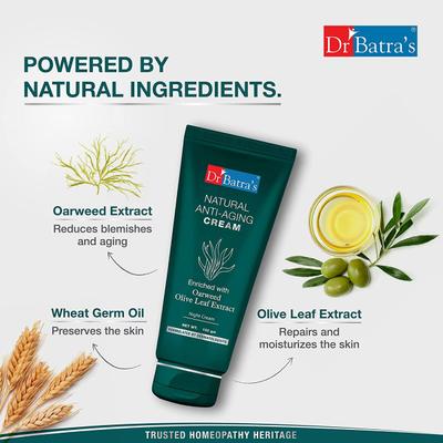 Dr. Batra's Natural Anti Aging Cream 100 gm - Night Cream