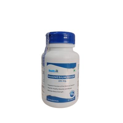 Healthvit Magnesium Oxide 370 mg Capsules 60's - Calcium And Minerals