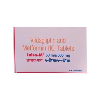 Jalra M 50/500mg Tablet 10'S - Diabetes-Ant