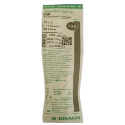 B Braun Vasofix Safety - 16 G (4269179S-03) 1's - Surgical Instruments