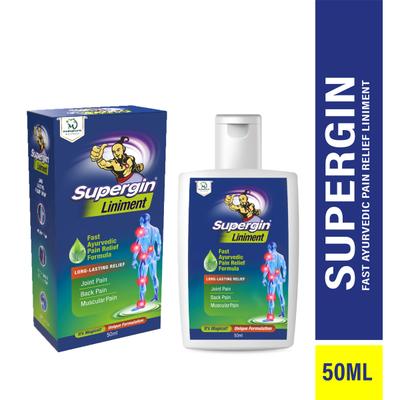 Medopharm Supergin Ayurvedic Pain Relief Liniment 50 ml - Pain Relief Oil