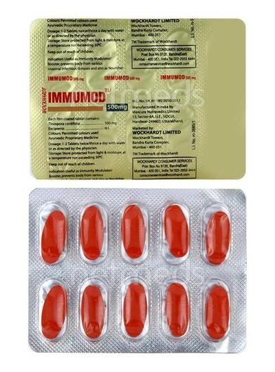 Immumod 500mg Tablet 10'S - Speciality Medicines