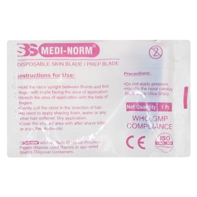 SS Medi-Norm Disposable Skin Blade 1's - Surgical Instruments