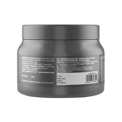 Bblunt Intense Shine Hair Mask with Rice and Silk Protein for Softer, Smoother and Shinier Hair 250 gm - Hair Masks & Packs