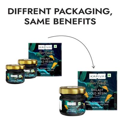 Kapiva Shilajit Gold Resin 40 g - Speciality Medicines
