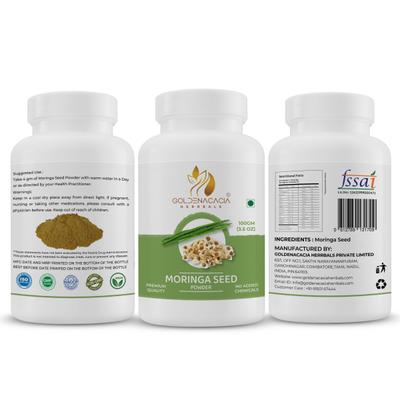 Goldenacacia Herrbals Moringa Seed Powder 100 gm - Pure Herbs