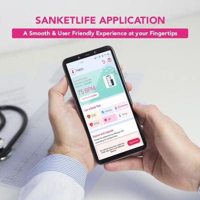 Agatsa SanketLife Pro+ Combo Portable ECG Machine - Health Monitoring Devices