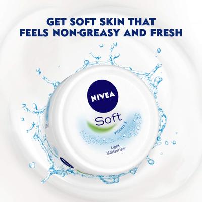 Nivea Soft Light Moisturiser 300 ml - Face Creams