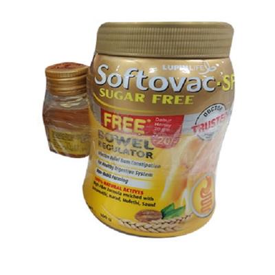 Softovac SF Sugar Free Powder 100 gm with Free Dabur Honey 20 gm - Digestive Health