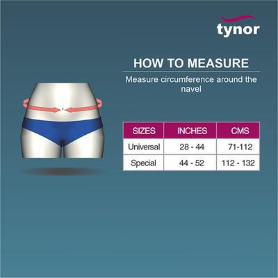 TYNOR ABS WRAP (NEOPRENE) (ONE SIZE FITS ALL) (J 06) - Abdomen/Neck/Arm/Elbow Supports