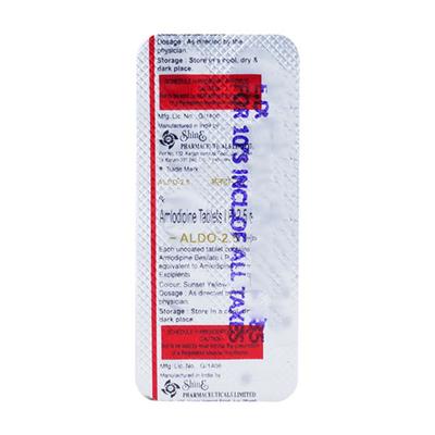 Aldo 2.5mg Tablet 10'S - Hypertension-Cal