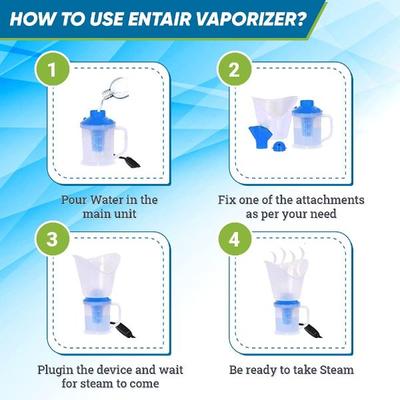 Carent Premium 3 in1 Steamer Vaporiser - White 1's - Nebulizer & Vaporizer